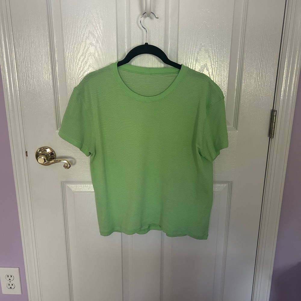 Lululemon Train to Be Short Sleeve Shirt